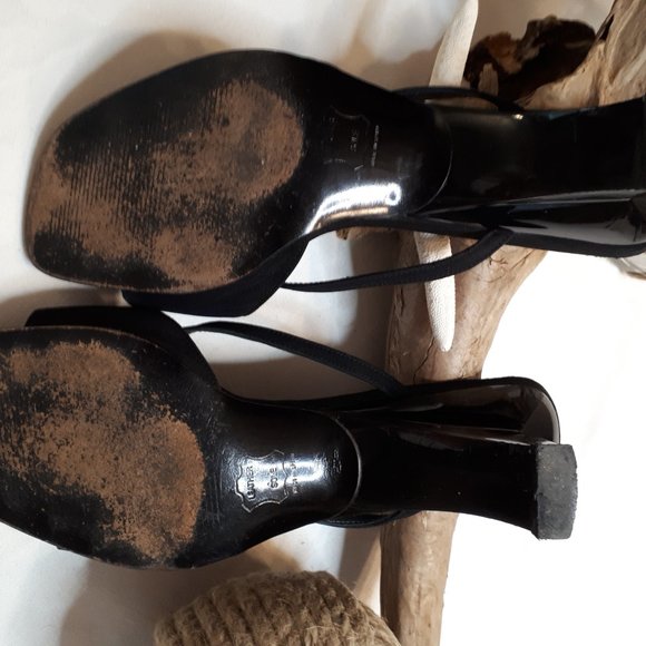 Stewart Weitzman Black Fabric & Leather - Picture 6 of 10